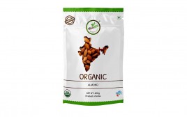 Orgabite Organic Almond   Pack  400 grams